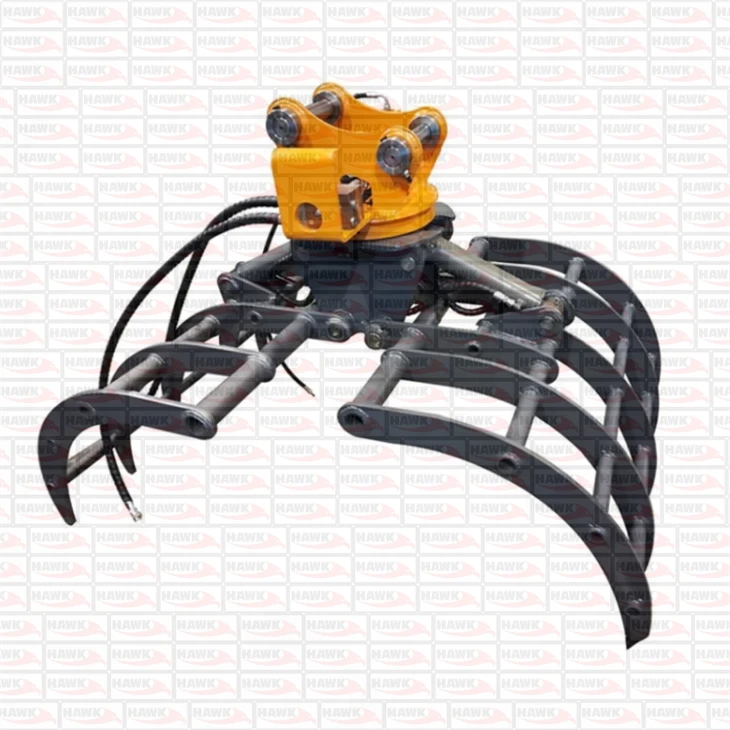 6 Ton Excavator Grass Grapple