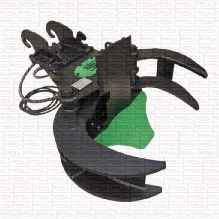 Excavator Tree Cutting Shear With Grapple