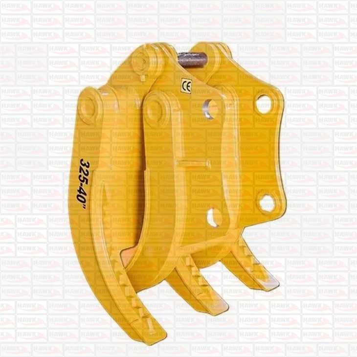 Heavy-Duty Excavator Mechanical Rock Grapple