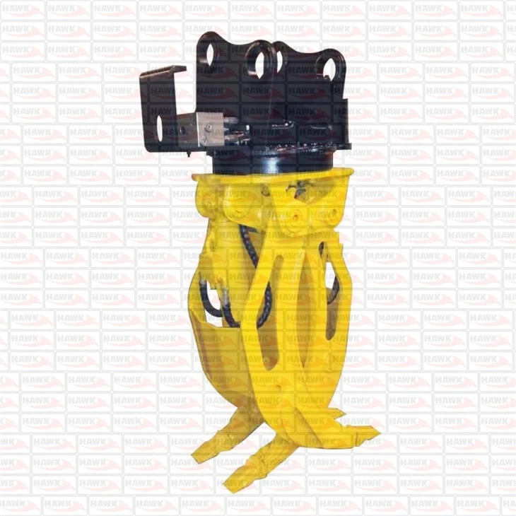 Mini Excavator Attached Hydraulic Steel Grapple