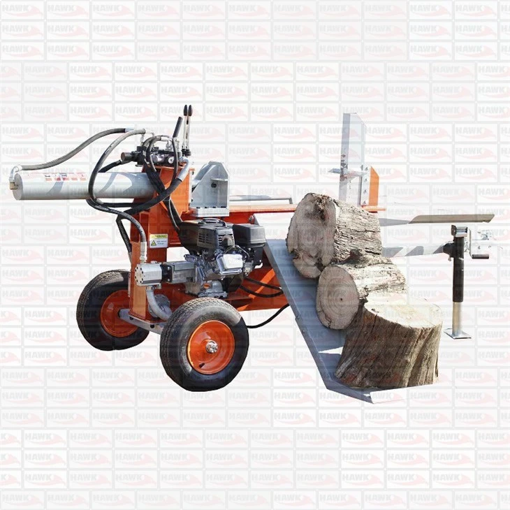 Hydraulic Wood Splitter With Hydraulic Wood Lifter