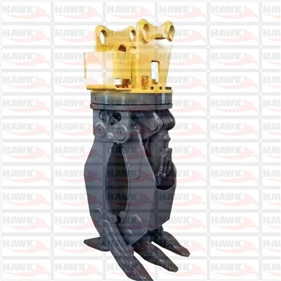 Hydraulický drapák příslušenství k rypadlu